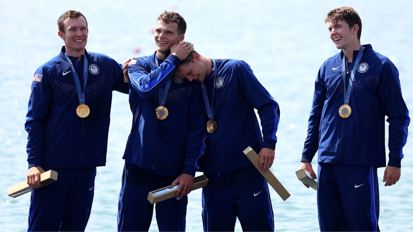 Team USA Rowers Triumph in Men’s Four, Securing First Gold Medal Since 1960